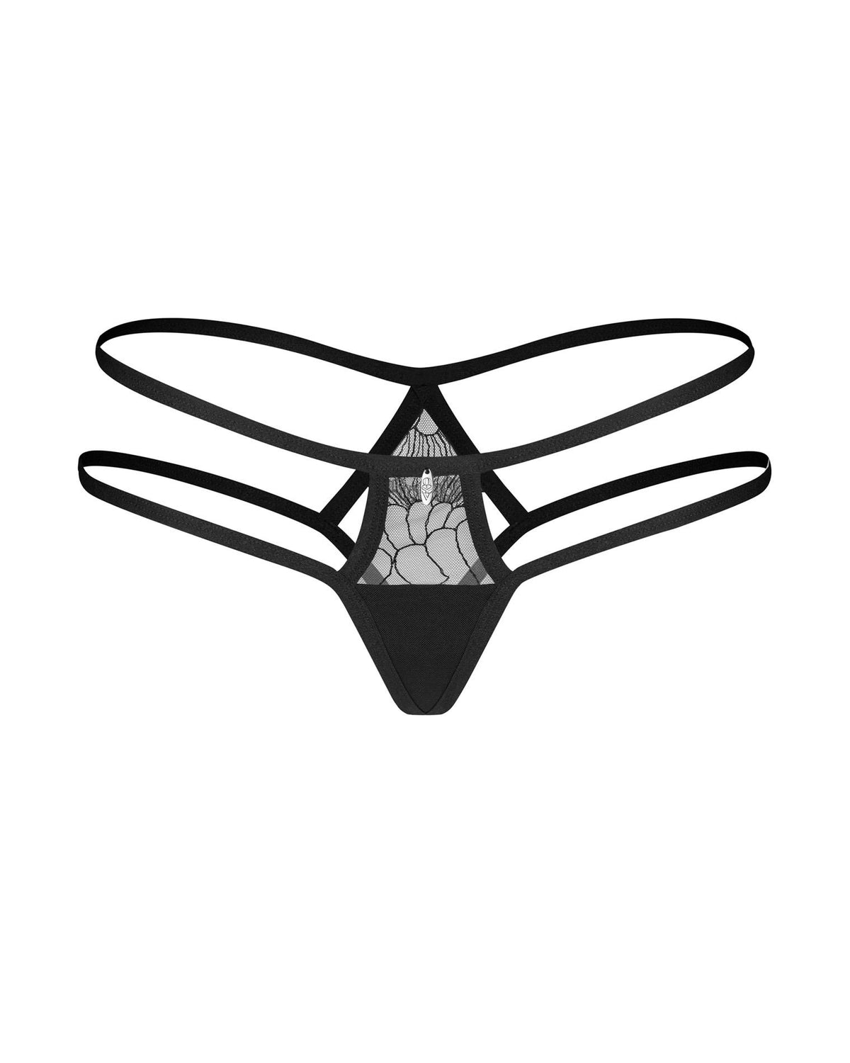 3-Figi otwarte Arrowel Obsessive czarne L/XL-3