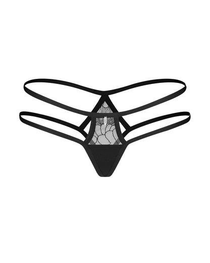 3-Figi otwarte Arrowel Obsessive czarne L/XL-3