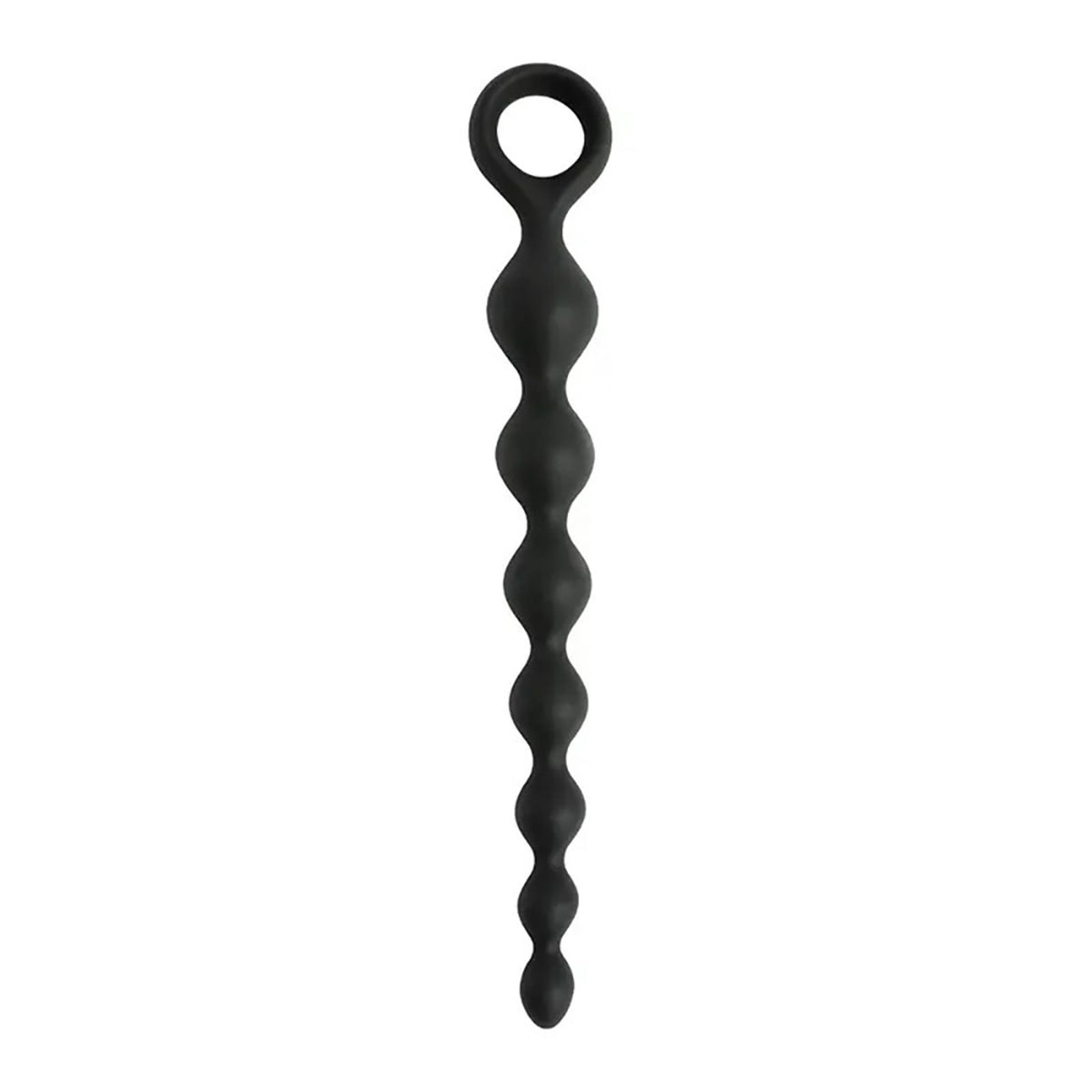 2-Koraliki analne silikonowe Fantasy czarne 20 cm-2