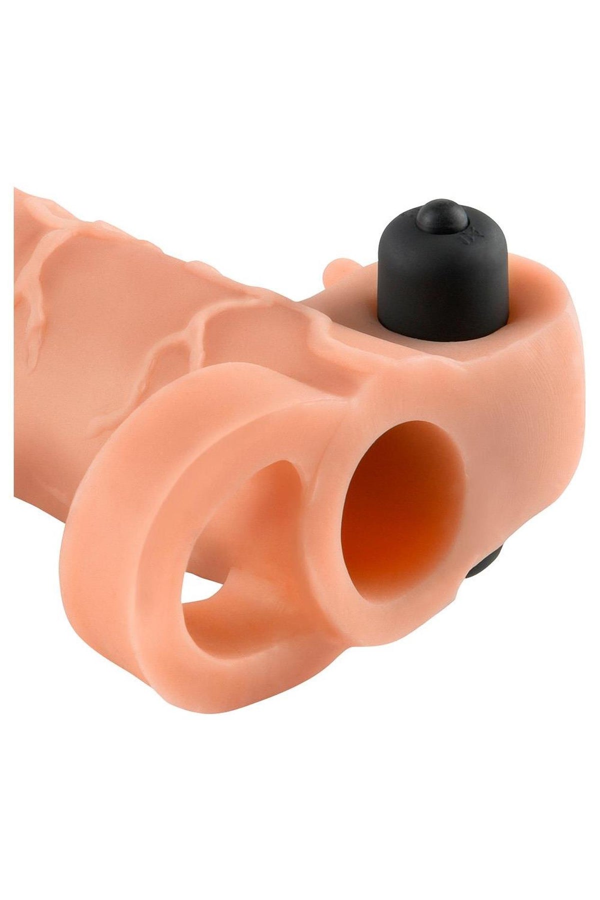 2-Wibracyjna przedłużka Real Feel 5 cm Pipedream jasna-2