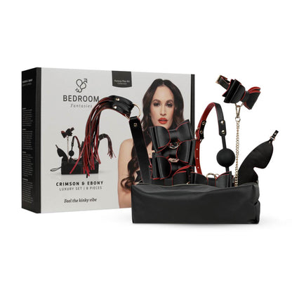 1-Zestaw BDSM luxury 8 elementów Bedroom Fantasies czarny-1