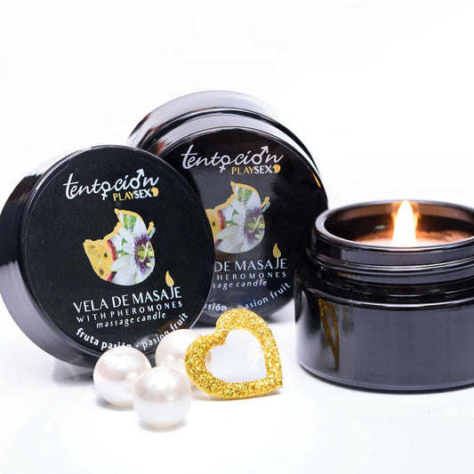 1-Świeca do masażu z feromonami Passion Fruit 20 ml-1