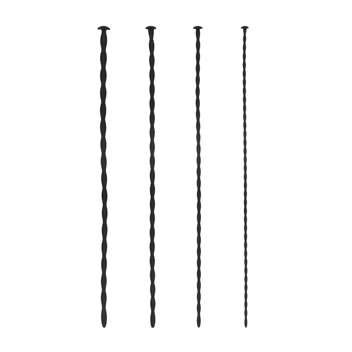 3-Zestaw silikonowych sond skręconych Ouch! dla początkujących 30 cm-3
