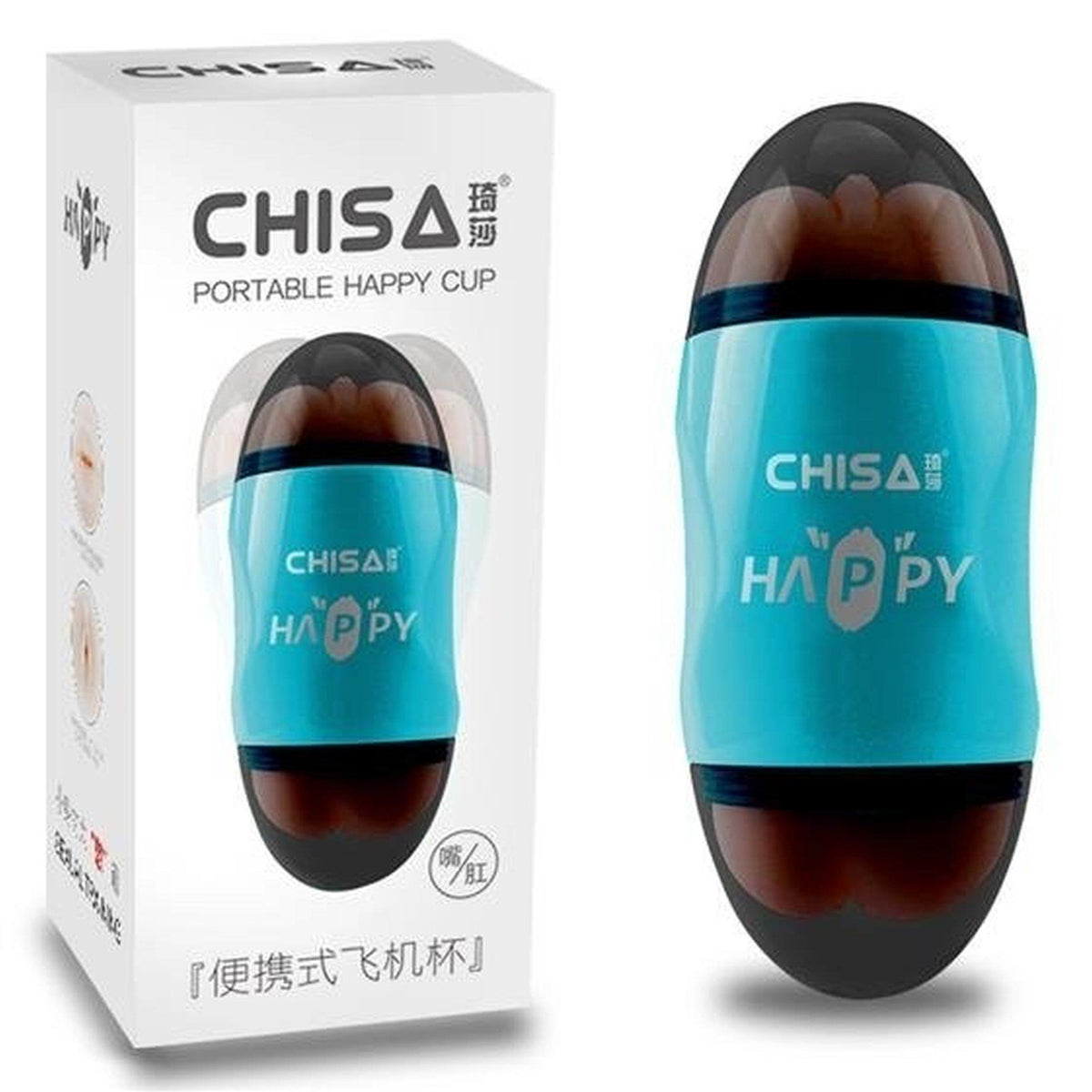 1-Realistyczny masturbator usta pośladki z wibracją Happy Cup MX-1