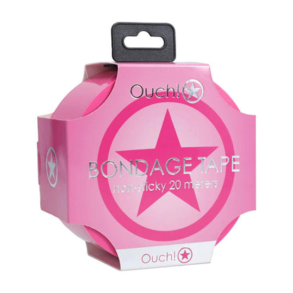 3-Taśma bondage PVC Ouch różowa 20 m-3