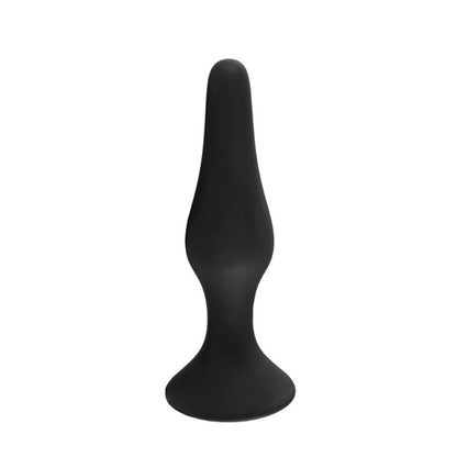 2-Korek analny silikonowy Fantasy czarny duży 12.5 cm-2