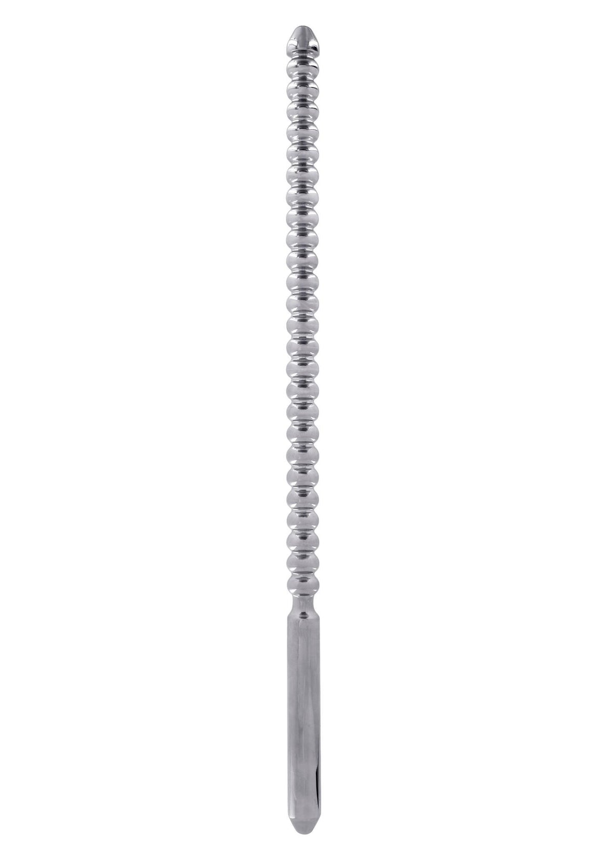 2-Sonda uretralna żebrowana Steel Power Tools srebrna 10 mm 24 cm-2