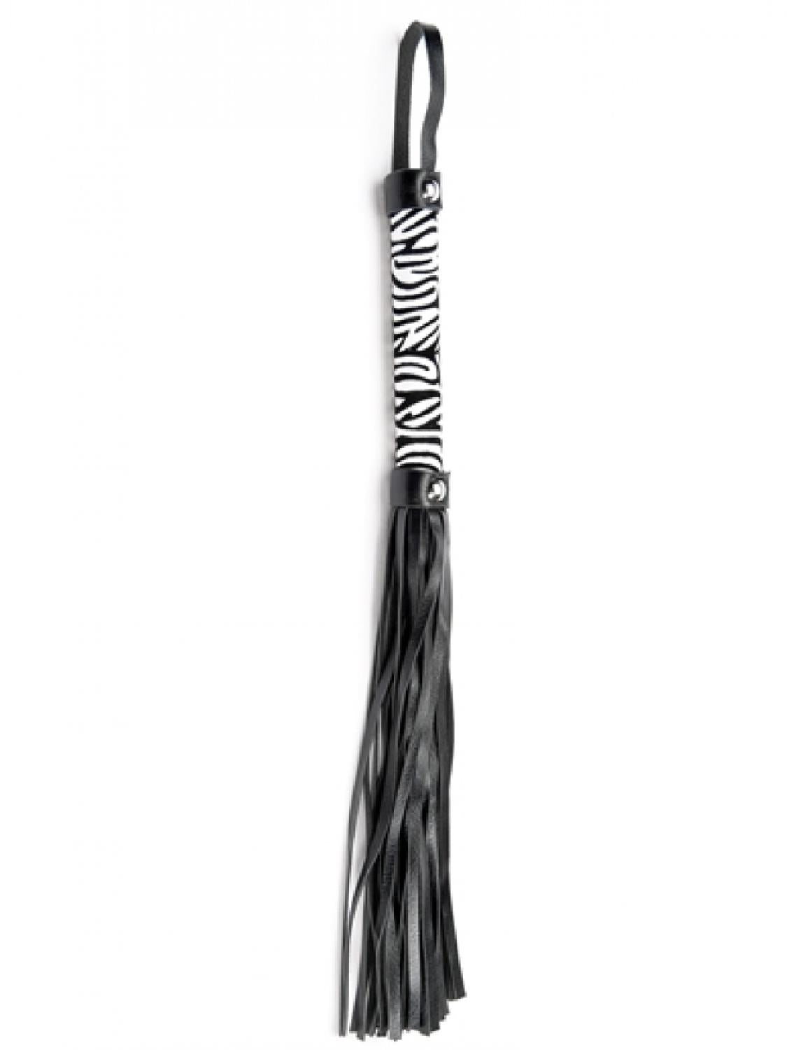 2-Flogger klasyczny biały pantera mały Argus 45 cm-2