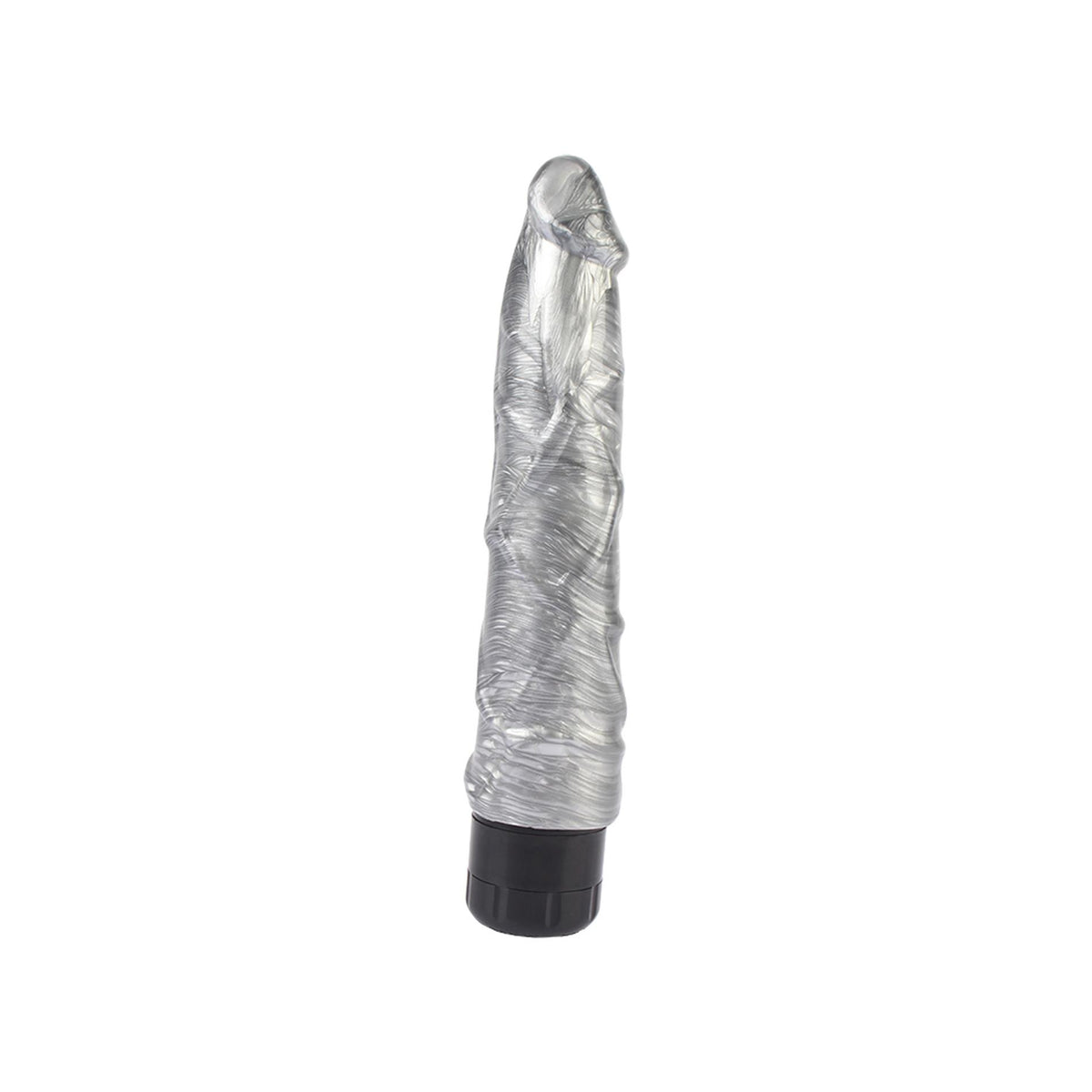 2-Realistyczny wibrator Pleasure Ranger srebrny DarkMuscle 22,5 cm-2
