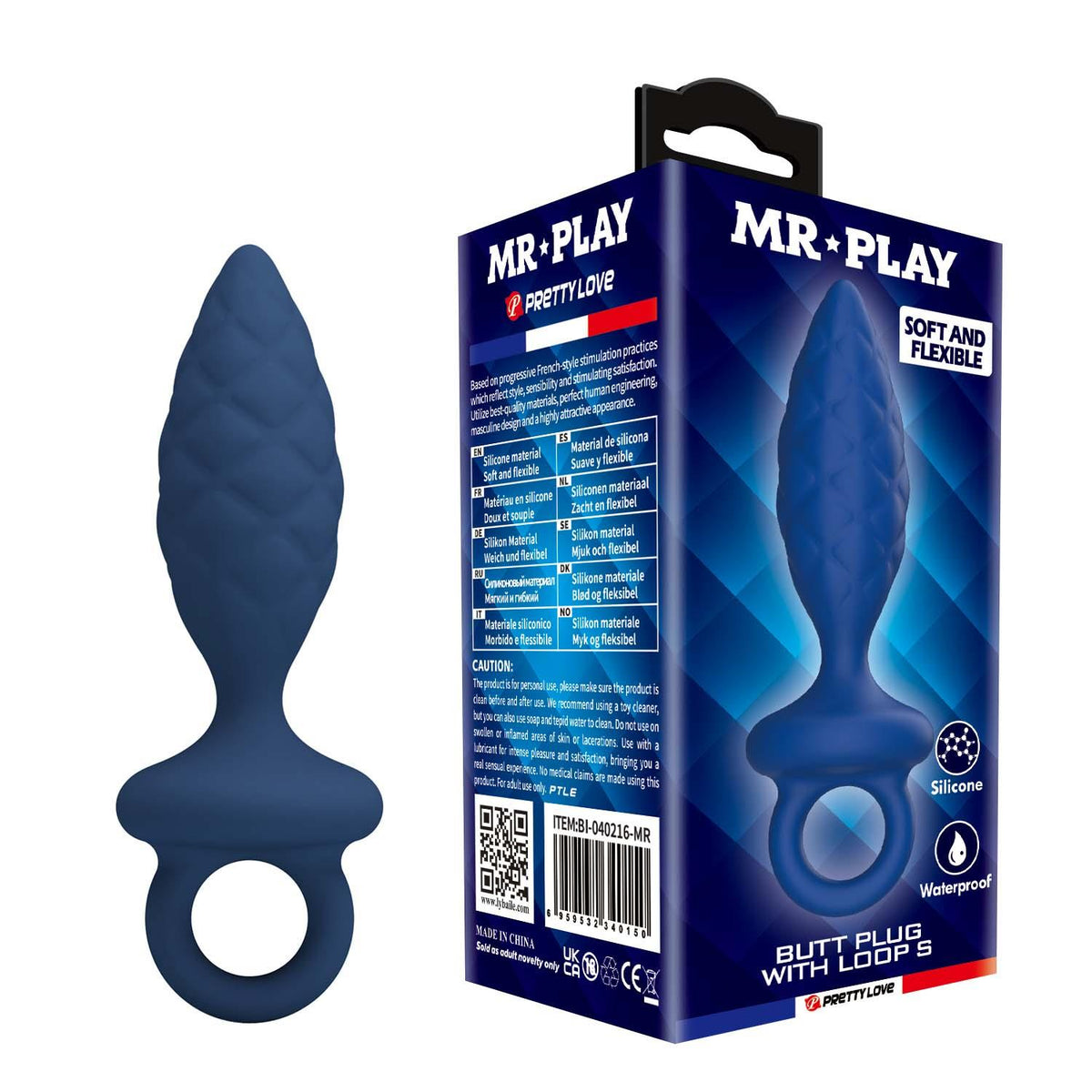 5-Korek analny z pętlą Mr. Play rozmiar S.-5