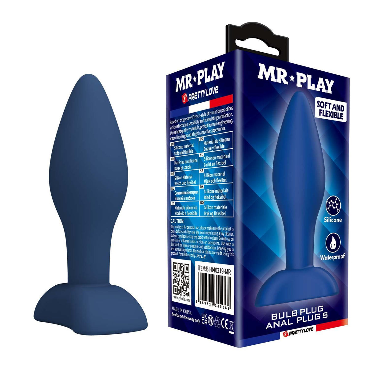 2-Korek analny silikonowy Mr. Play Bulb S dla początkujących-2