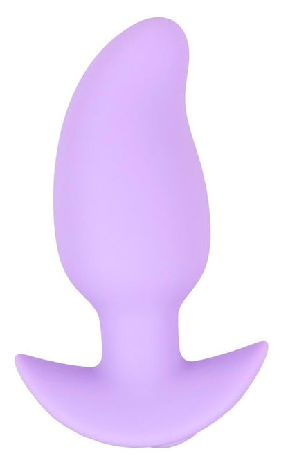 2-Korek analny wibrujący Cuties fioletowy USB 8 cm-2