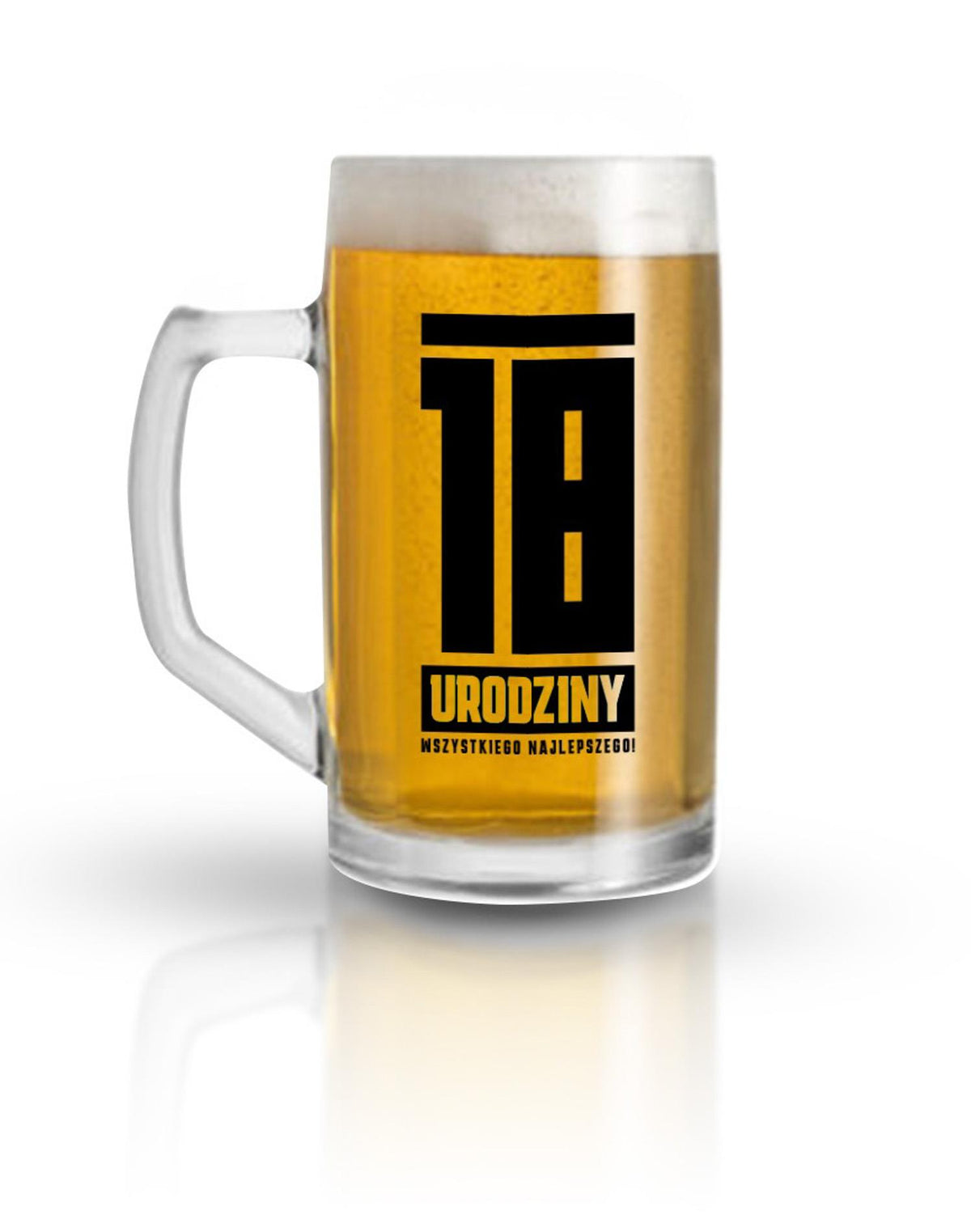 1-Kufel szklany 500 ml 18 Urodziny House of Mugs-1