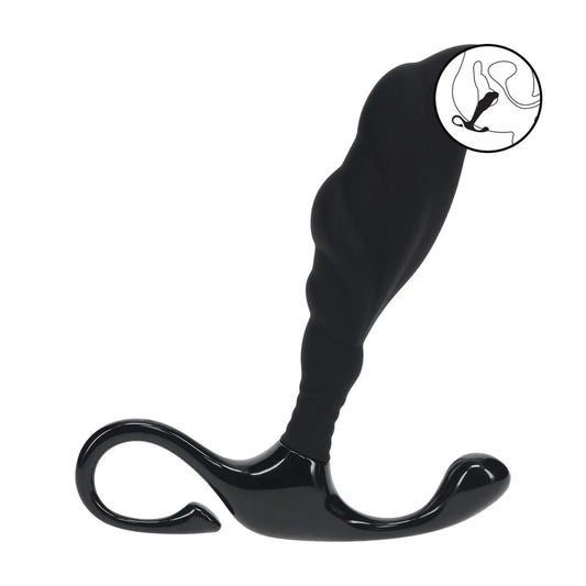 1-Masażer prostaty silikonowy Levelz 2 M czarny 11 cm-1