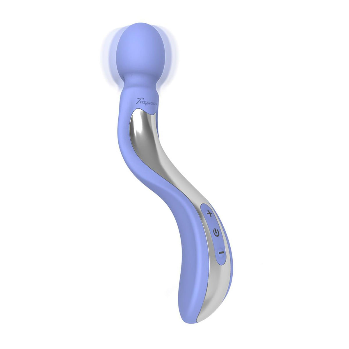 1-Wibrator wand zakrzywiony Teazers lawendowy USB-1