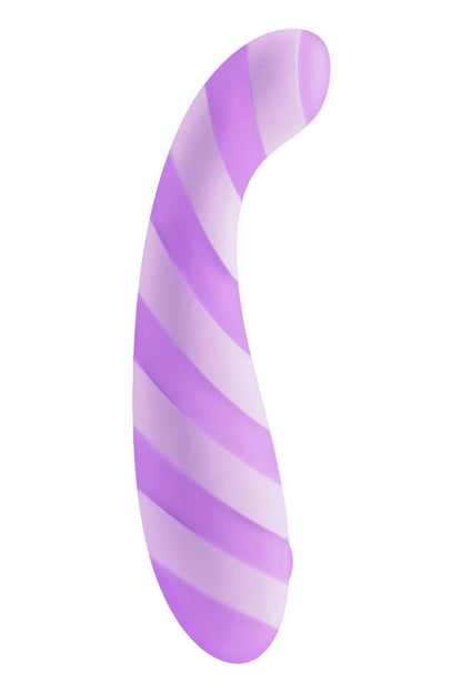 1-Wibrator punktu G Glitz Purple Pleasure fioletowy USB 15,7 cm-1