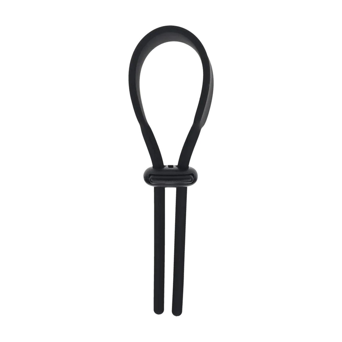 1-Pierścień erekcyjny Levelz regulowany silikonowy lasso czarny 14 cm-1
