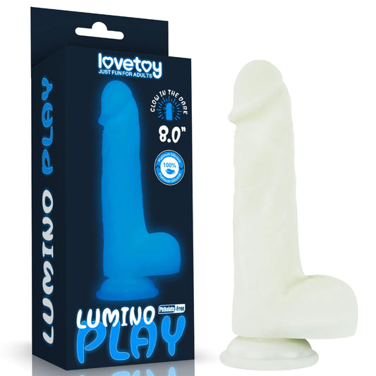 2-Dildo Lovetoy Lumino Play silikonowe świecące 20 cm-2
