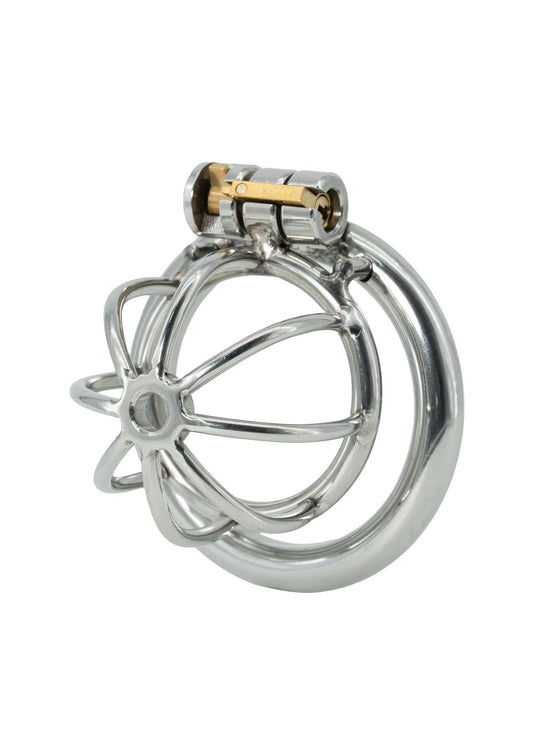 1-Klatka cnoty Hidden Desire stal nierdzewna 4.5 cm-1