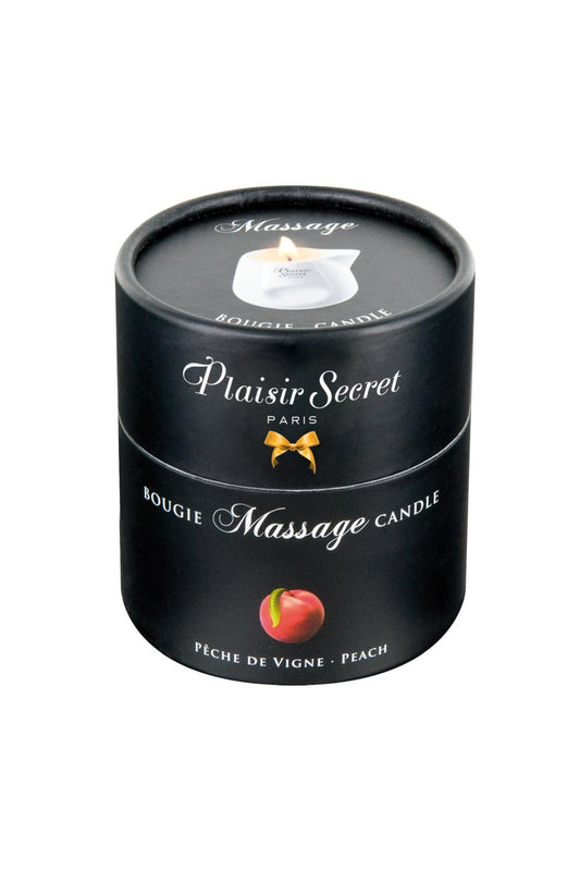 1-Świeca do masażu brzoskwiniowa Plaisir Secret 80ml-1