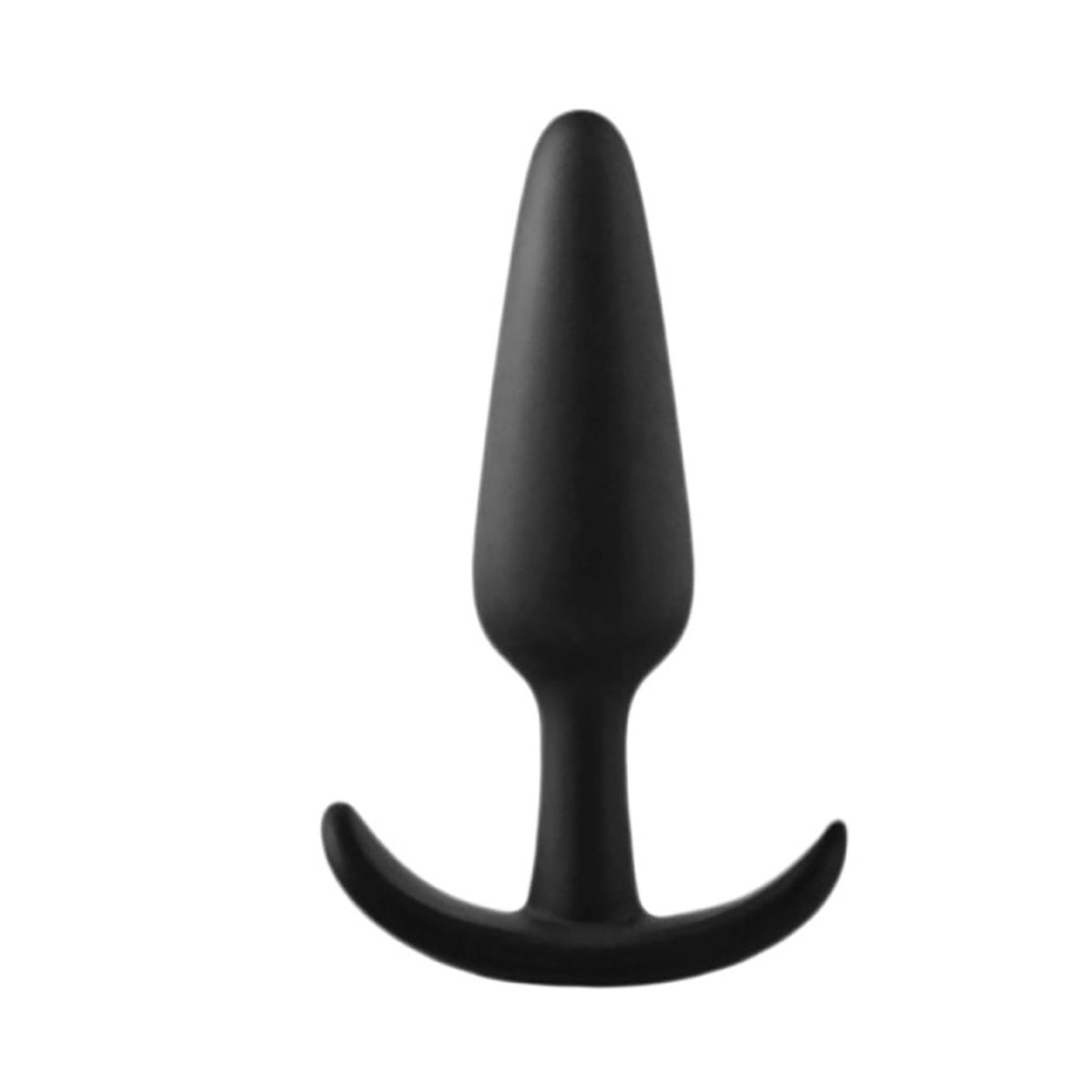2-Korek analny silikonowy Fantasy czarny średni 10 cm-2