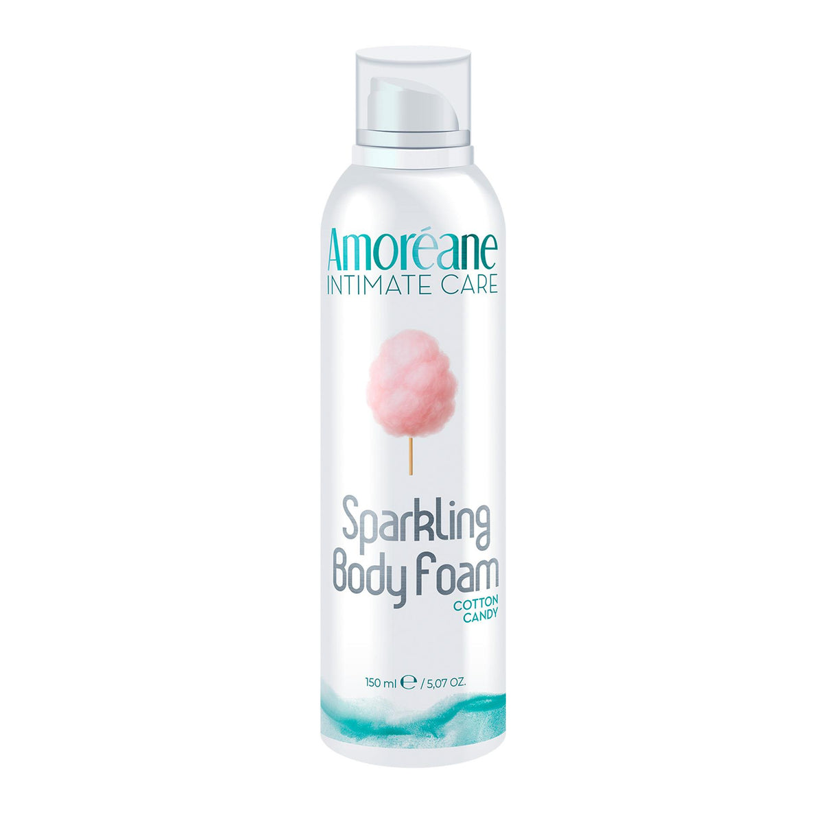 1-Musująca pianka do ciała Amoreane wata cukrowa 150 ml-1