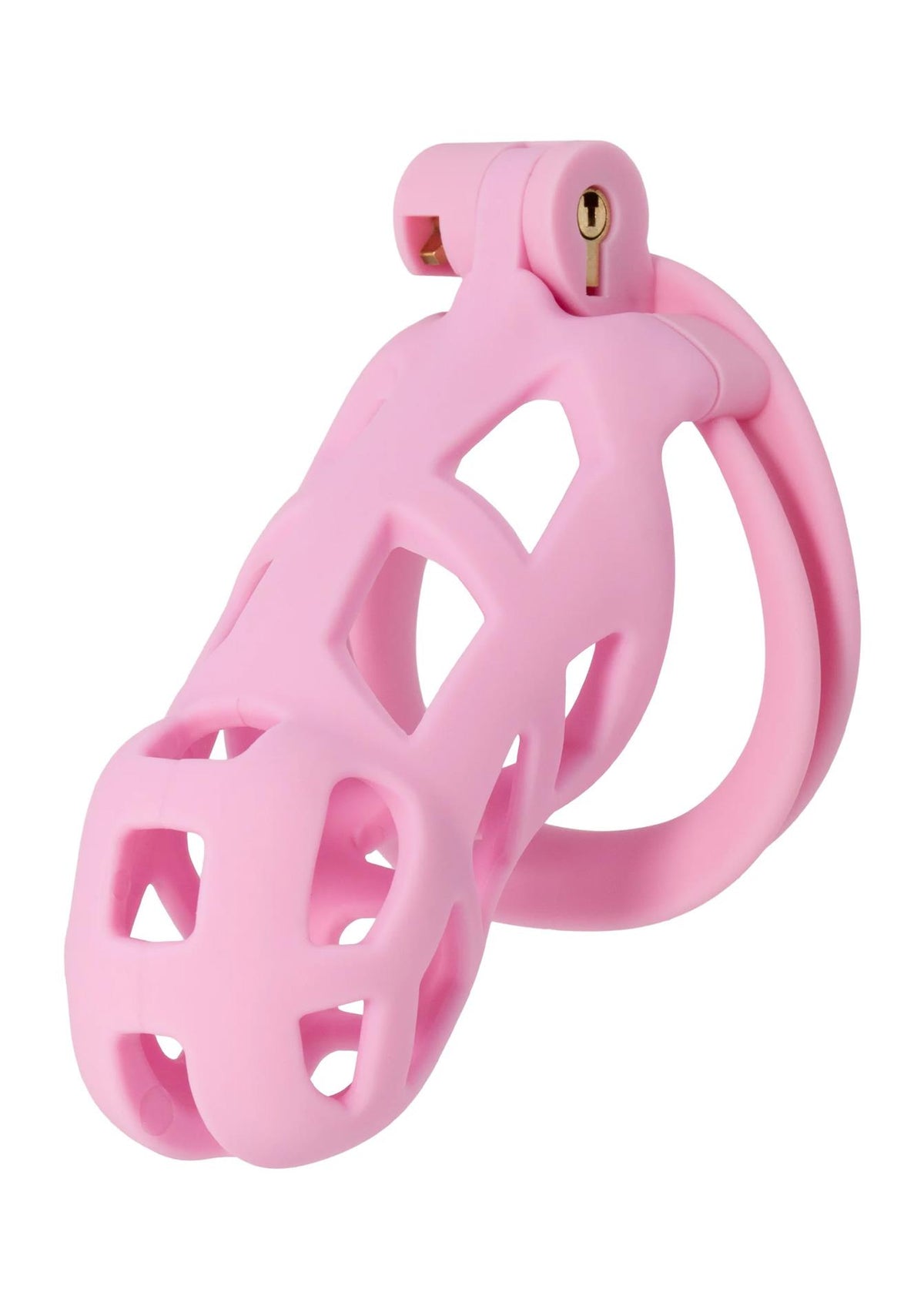 2-Klatka na penisa Penis Prison Hidden Desire różowa 11 cm-2