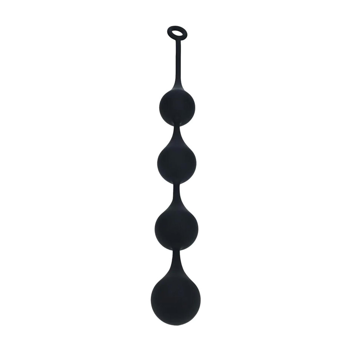 2-Kulki analne silikonowe kropla wody Levelz XXL czarne 57 cm-2