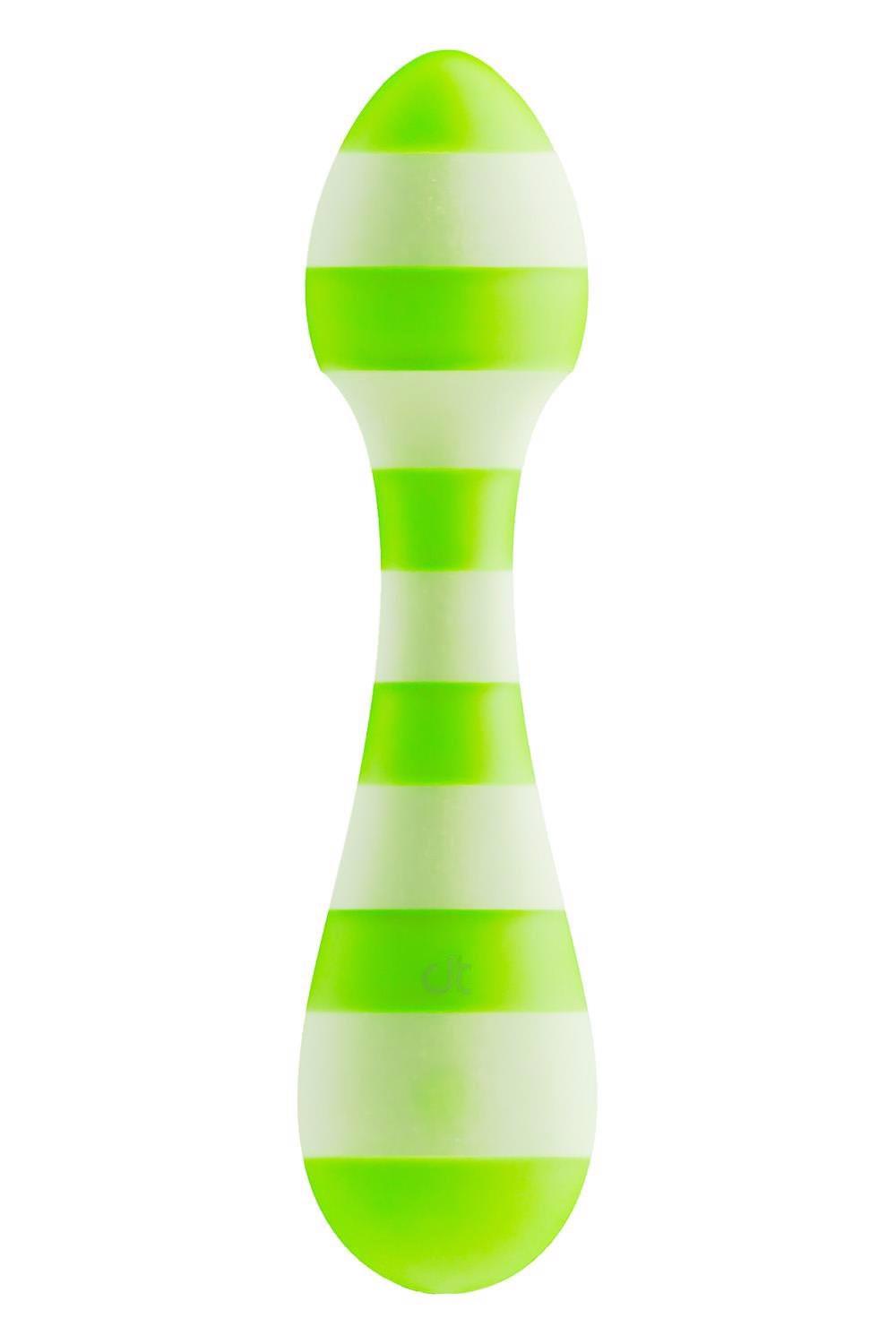 2-Wibrator wand Glitz Green Girl zielony USB 14,5 cm-2