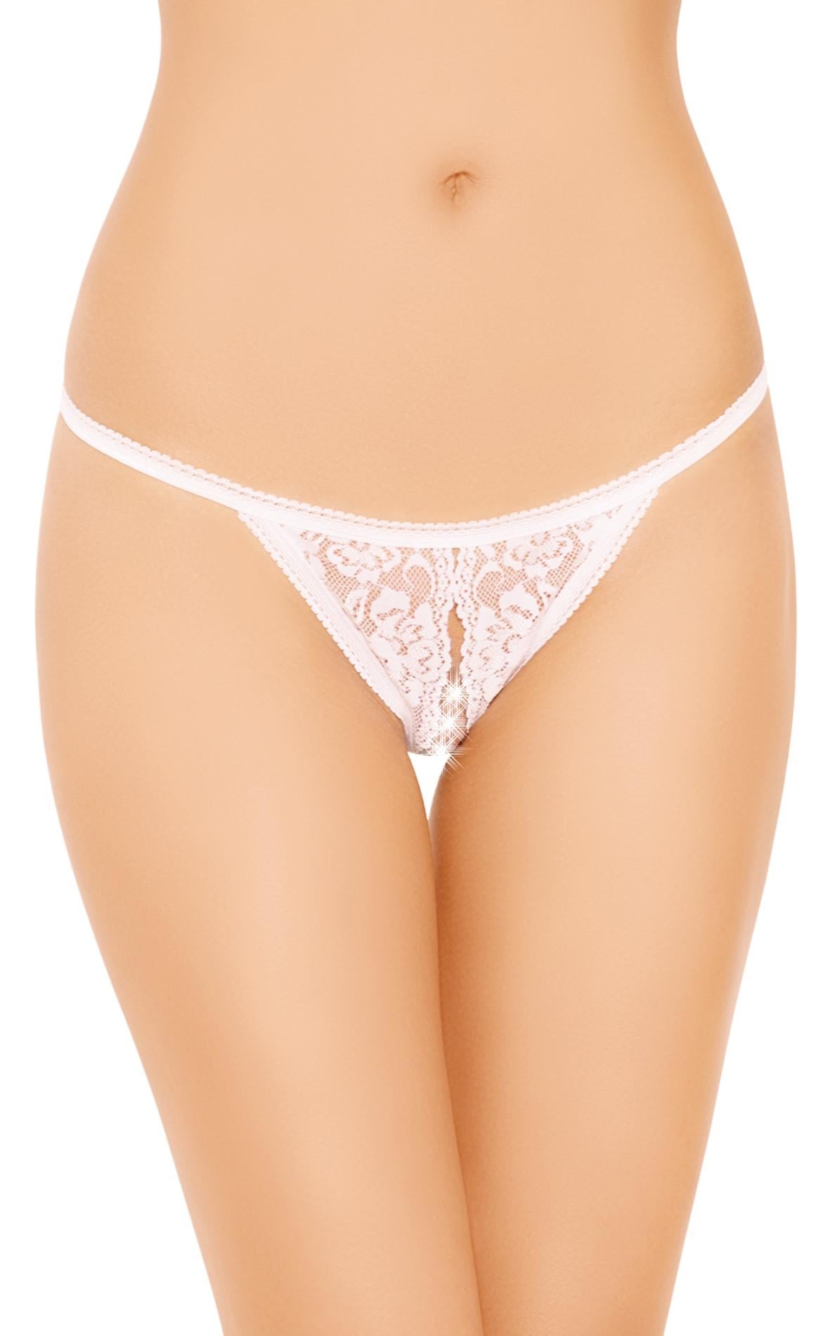 2-Zmysłowe stringi SoftLine 2227 białe S/L-2