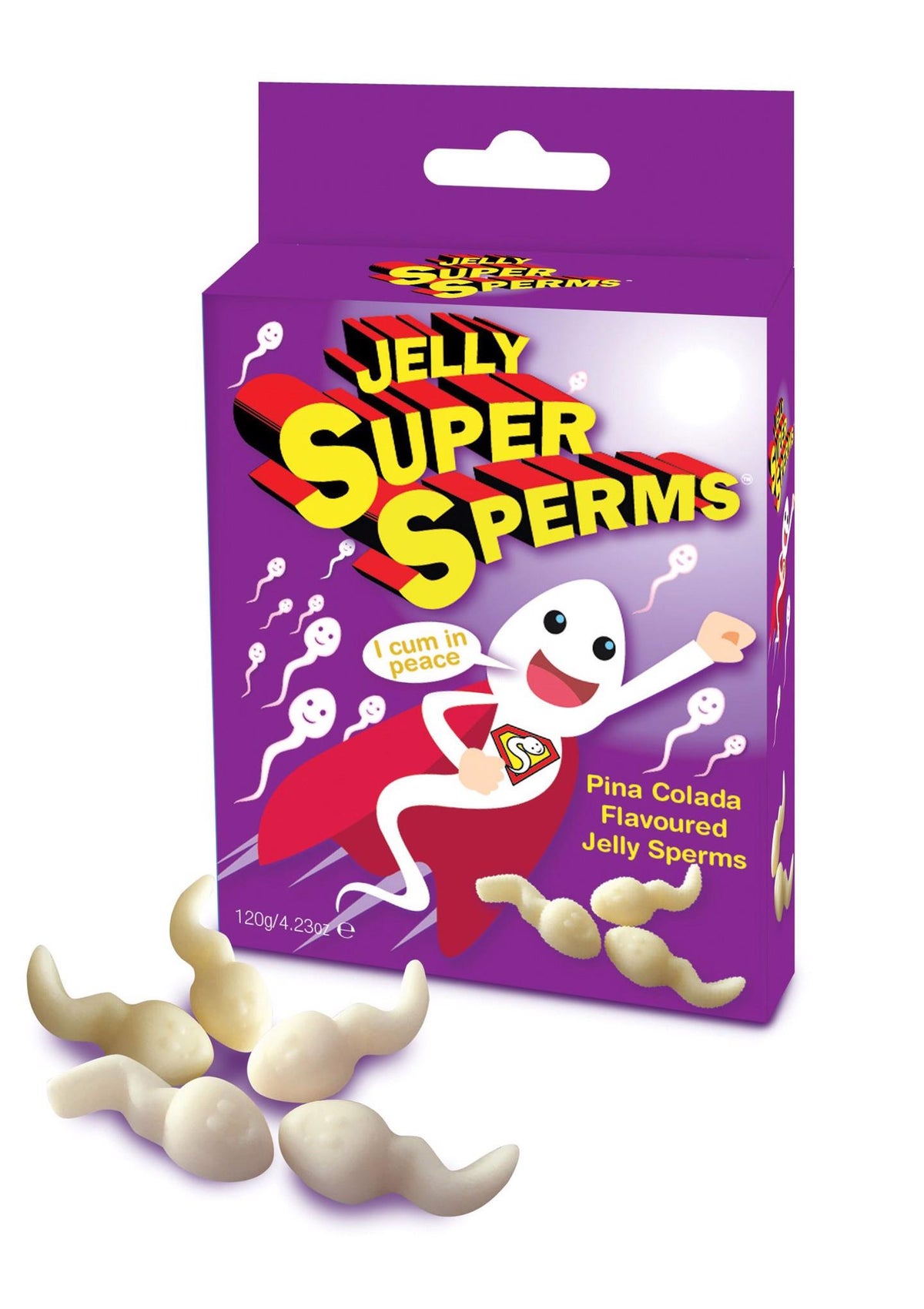 1-Żelki erotyczne Super Sperms białe pina colada Spencer & Fleetwood-1