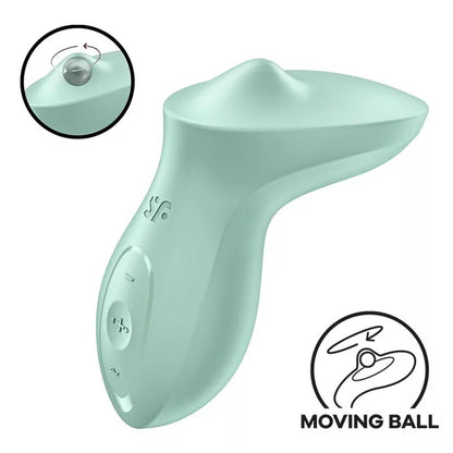 2-Stymulator łechtaczki Satisfyer Exciterrr miętowy USB-2