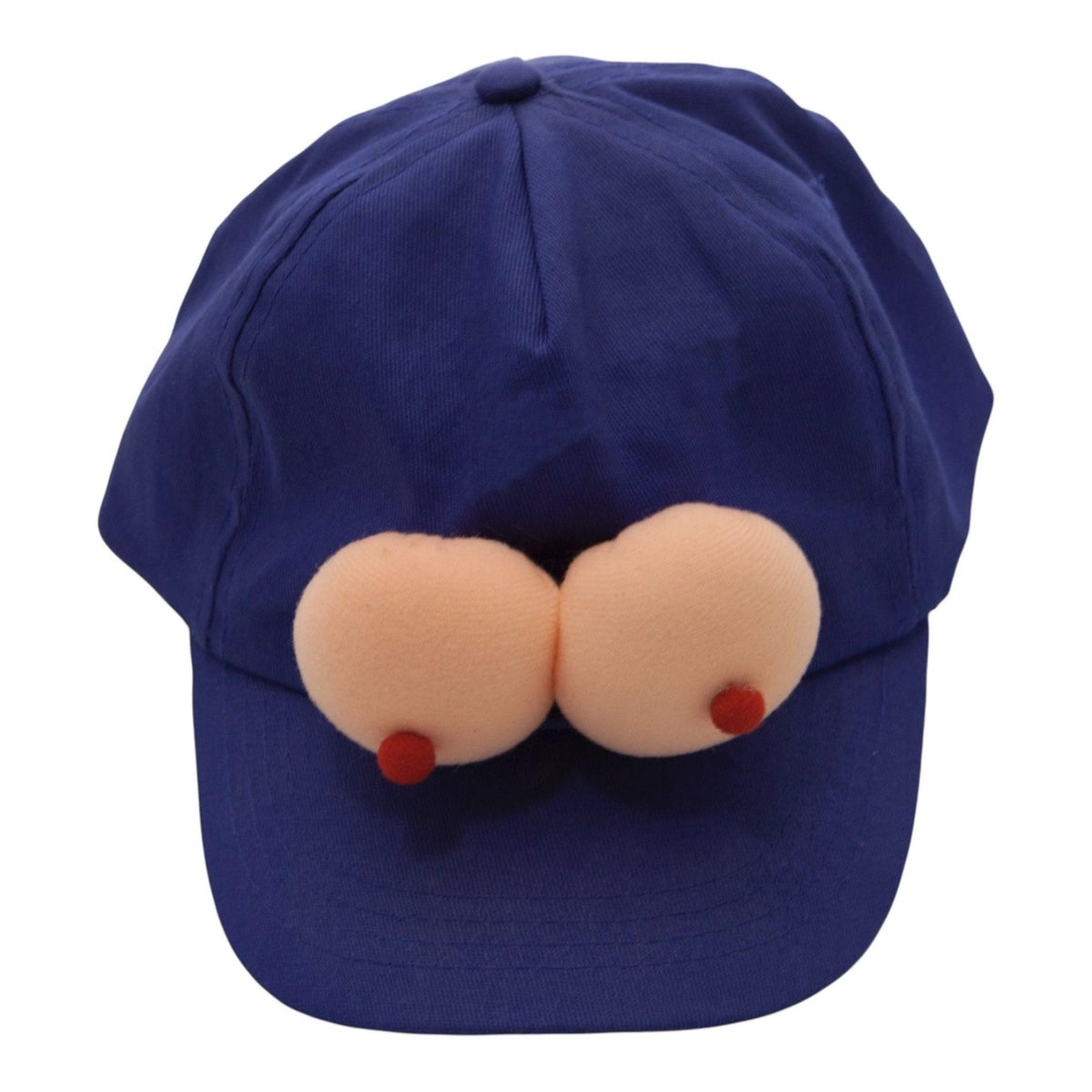 1-Czapka z piersiami Kinky Pleasure niebieska uniwersalna-1