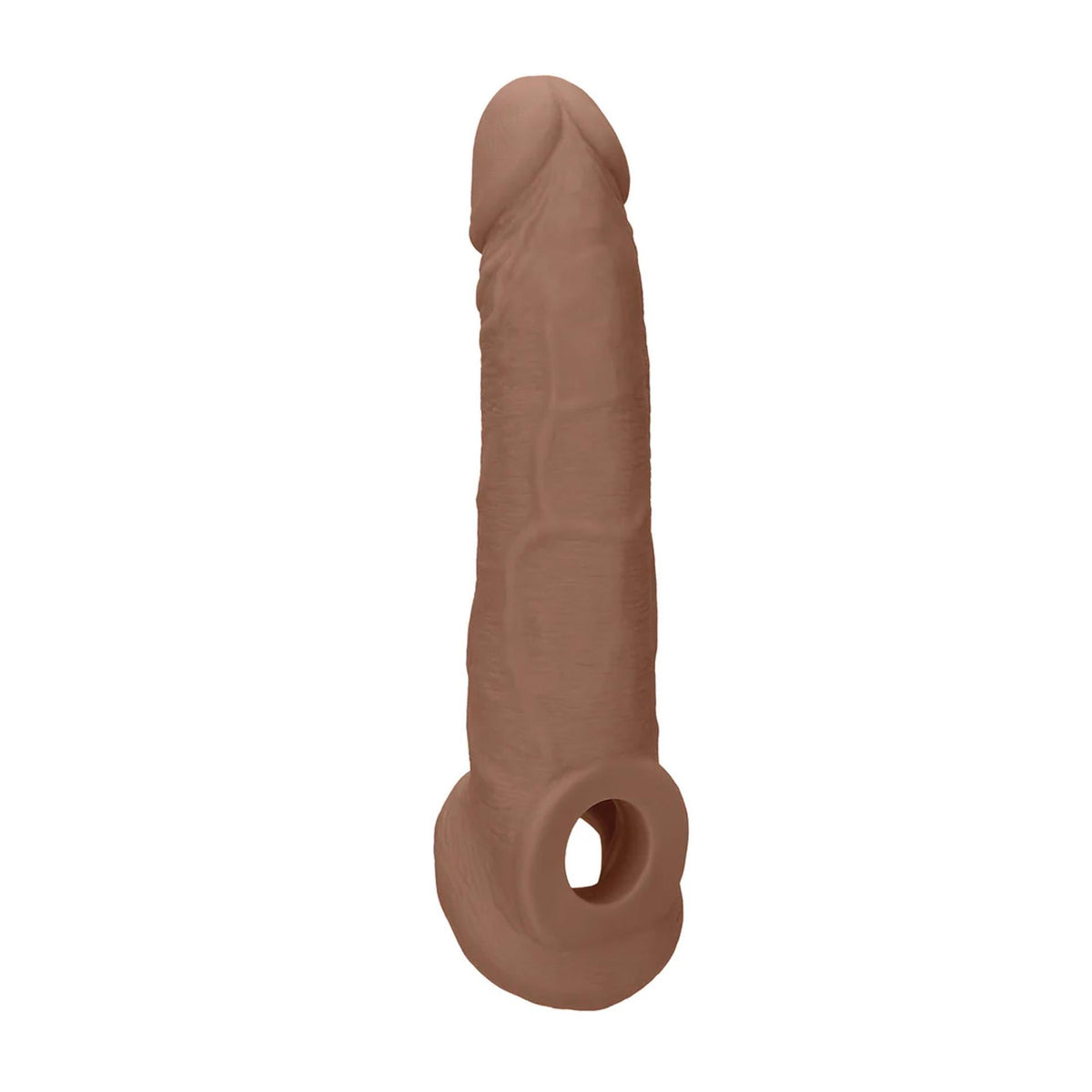 2-Superrealistyczna przedłużka na penisa RealRock TPE 20 cm-2