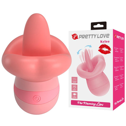 2-Stymulator liżący Pretty Love Kylee 10 trybów USB TPE-2