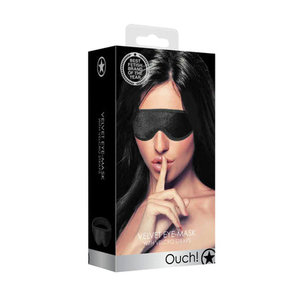 4-Opaska na oczy regulowana Ouch! czarna-4