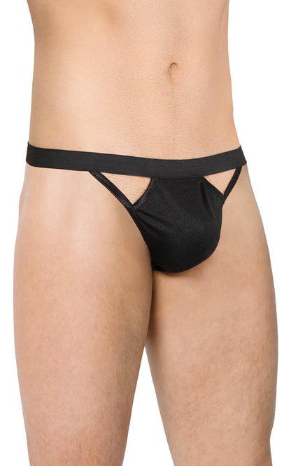 1-Stringi męskie super wycięte SoftLine 4530 czarne OneSize-1