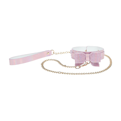 4-Paris Collection - Collar with Leash - Pink-4