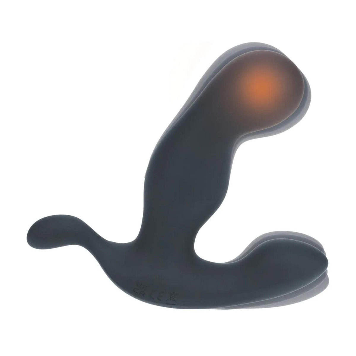 4-Stymulator prostaty Levelz podgrzewany wibrujący silikonowy czarny-4