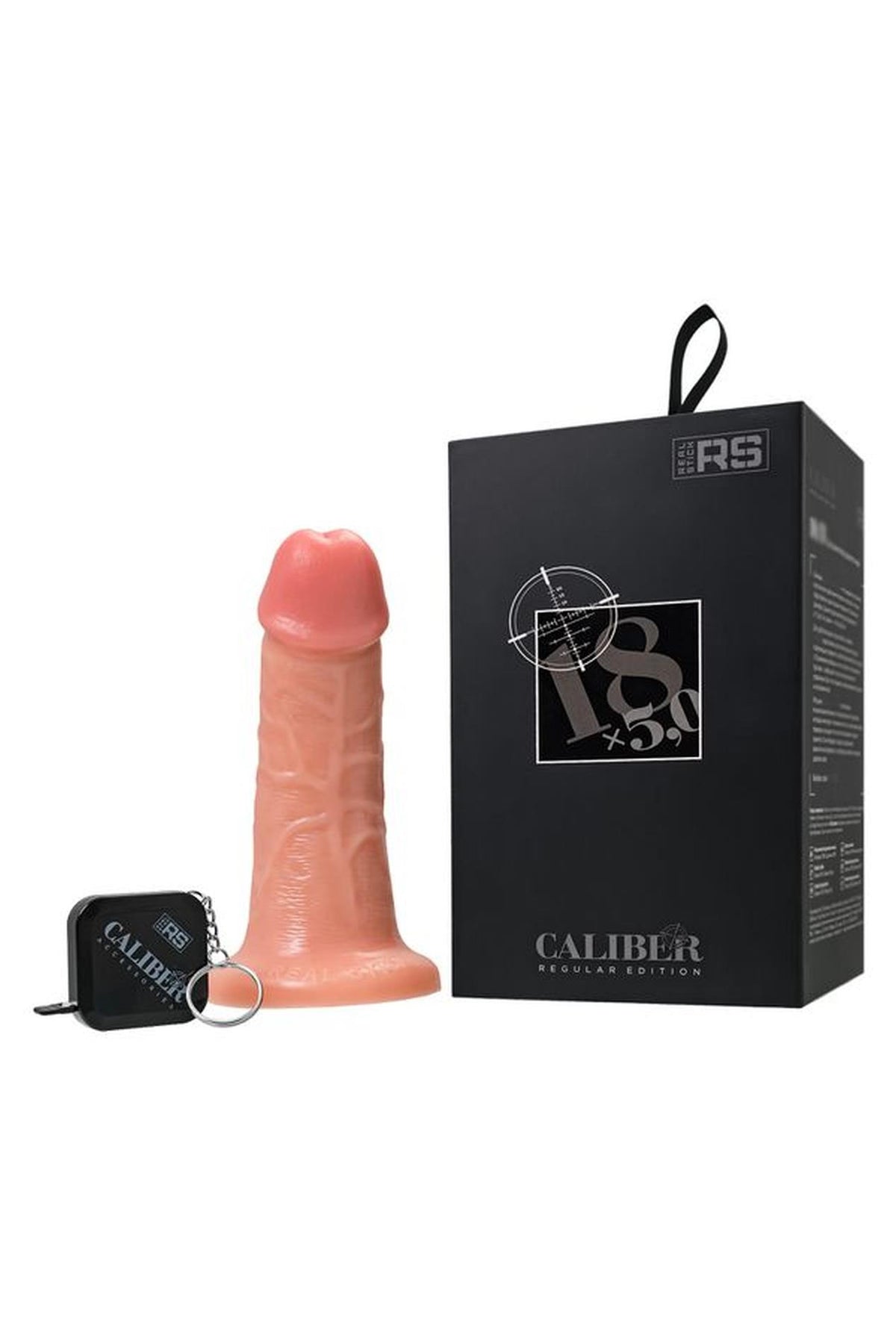 1-Dildo realistyczne Caliber cieliste PVC 18 cm 5 cm-1