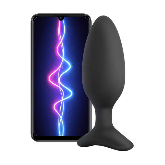 2-Korek analny wibrujący Lovense Hush 2 M sterowany aplikacją 44 mm USB-2