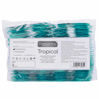 1-Prezerwatywy Pasante Tropical mango ananas kokos 144 szt-1
