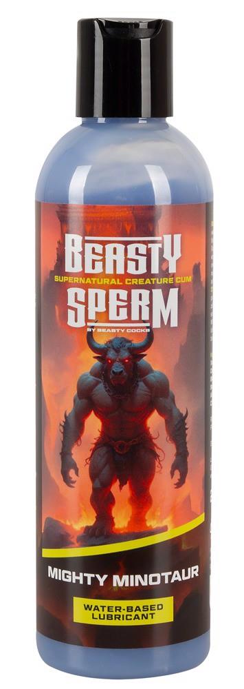 1-Lubrykant Beasty Cocks Sperm Mighty Minotaur szaro niebieski 250 ml-1