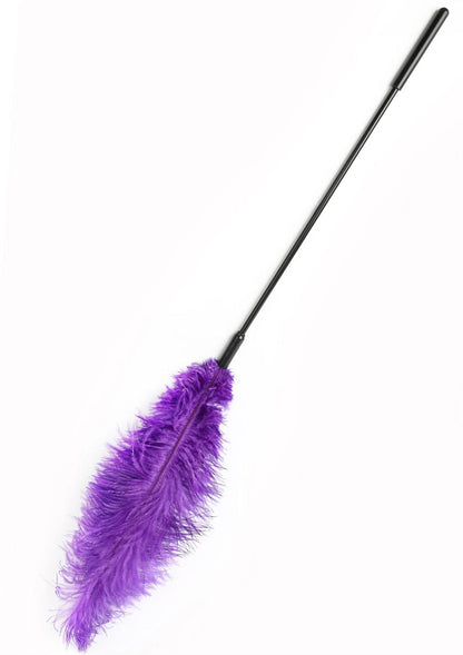 4-Podwójne piórko do łaskotania Hidden Desire fioletowe 68 cm-4