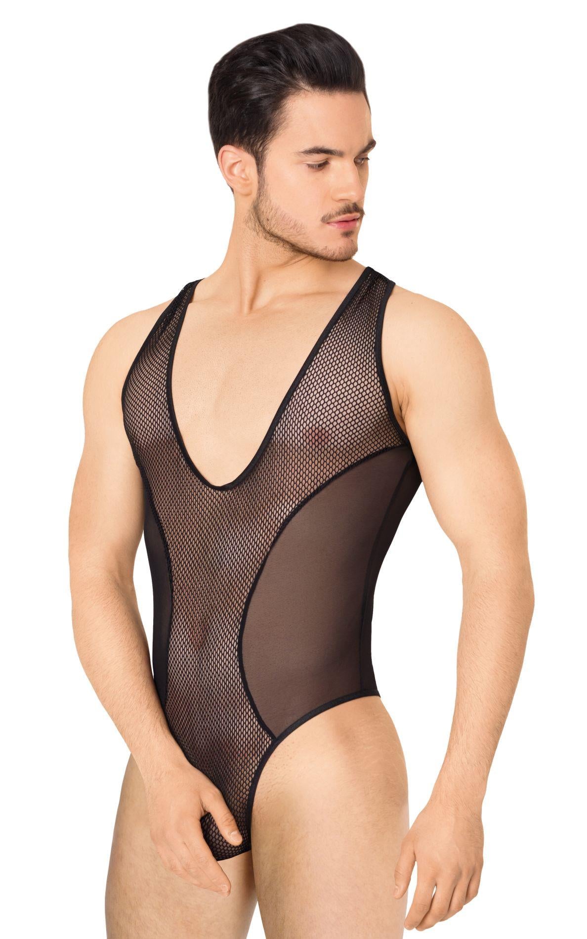 2-Body siateczkowe SoftLine 4609 czarny M/L-2