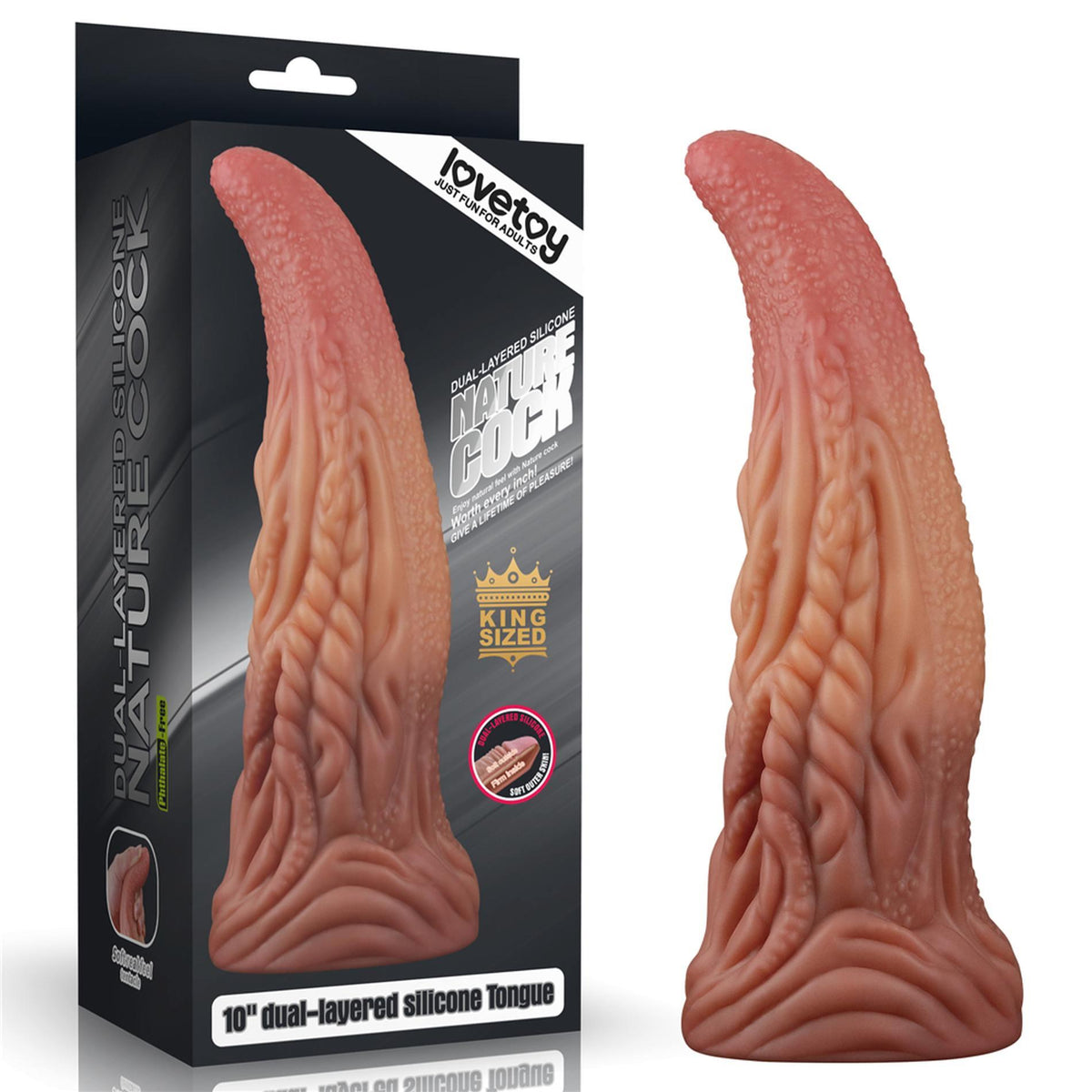 1-10'' Dual layered Platinum Silicone Tongue-1