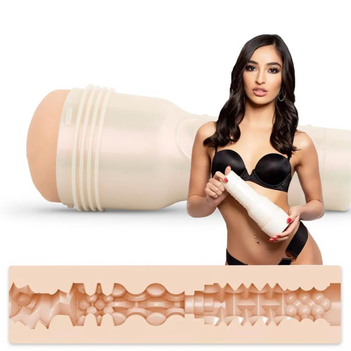 2-Masturbator Fleshlight Emily Willis Squirt beżowy 25 cm-2