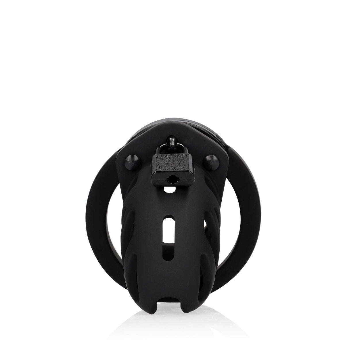 1-Pas cnoty silikonowy ManCage Model 23 czarny 6,5 cm-1