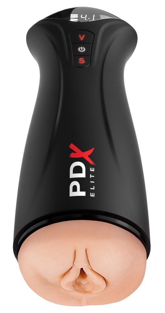 4-Masturbator z wibracją i ssaniem PDX Elite USB 24,5 cm-4