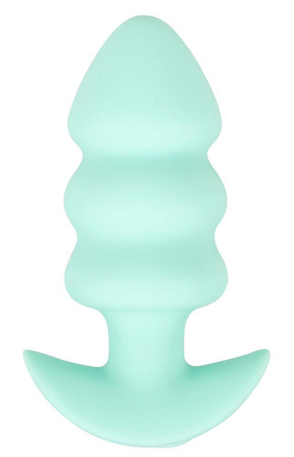 4-Mini korek analny wibrujący Cuties zielony USB-4